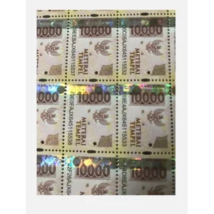 Materai Tempel Nominal 10 ribu