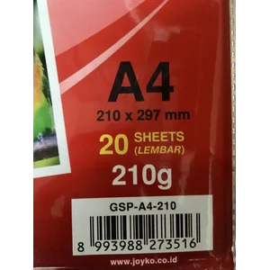 Glossy Photo Paper 210 GSM Joyko