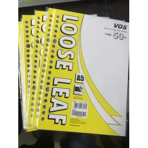 Fill out PLAIN VOS Loose Leaf contents of 50 Sheets A5
