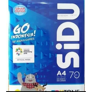 Kertas HVS A4 Sinar Dunia 70/75Gsm