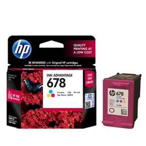 Tinta Printer HP 678 TRI-COLOR INK CARTRIDGE CZ108AA