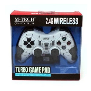 Gadgets USB GAMEPAD WIRELESS 3 IN 1 SINGLE TURBO MTECH (PC + PS2 + PS3)