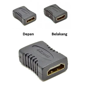 Sambungan Hdmi  [Connector F To F Hdmi ] Adaptor Kabel Hdmi Ke Hdmi 