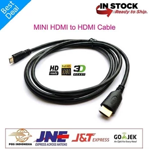 Kabel Mini Hdmi To Hdmi 1.5M Utk Tablet - Gadget - Elektronik Lain