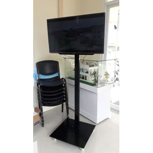 bracket tv standing 1 tiang plat kotak ukuran tv 32:-60"
