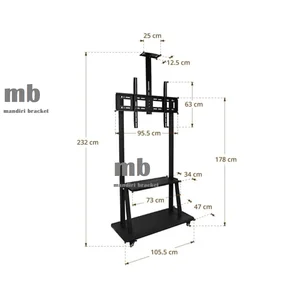  Bracket tv standing interactive SIZE 43"-86" 