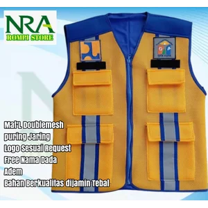Pupr vest of material from Doublemesh 