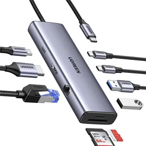 Kable USB UGREEN 15375 HUB type C 9 in 1 
