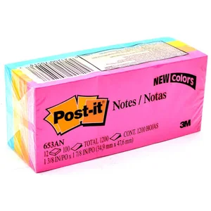 Kertas Memo & Sticky Notes No. 653 warna