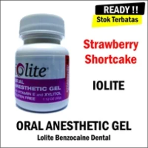 Oral Anesthetic Gel Benzocaine Dental Strawbery