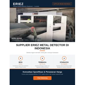 085336876699 - Eriez Metal Detector Australia - Supplier Indonesia