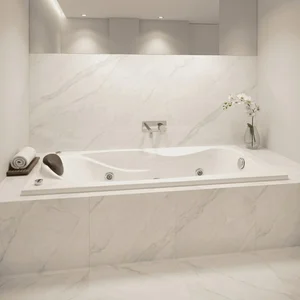 Bathtub Long VR MANCHESTER Marble Ukuran 170 x 80