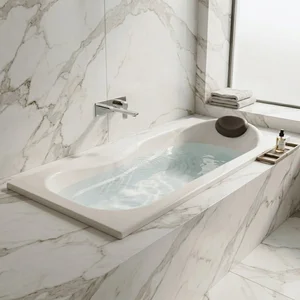 Bathtub Long VR MANCHESTER Marble Ukuran 170 x 80