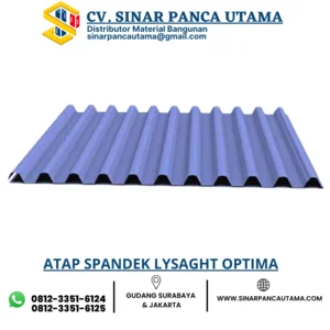ATAP SPANDEK LYSAGHT OPTIMA POLOS DAN COLORBOUND