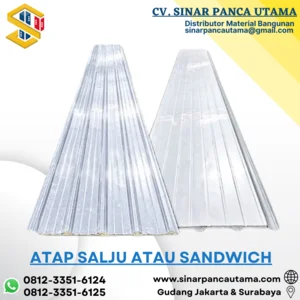 ATAP SALJU ATAU SANDWICH PANEL TEBAL 4CM