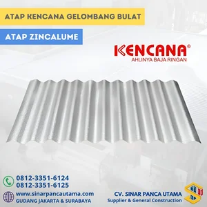 ATAP KENCANA GELOMBANG BULAT 800mm