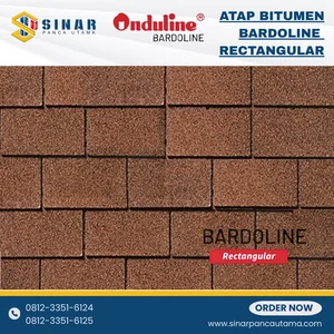 ATAP BITUMEN BARDOLINE RECTANGULAR KUAT DAN TAHAN LAMA