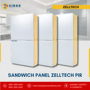 SANDWICH PANEL ZELLTECH PIR - Pemasangan Cepat