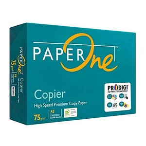Kertas HVS A4 PaperOne dengan ukuran F4 75gr isi 500 lembar