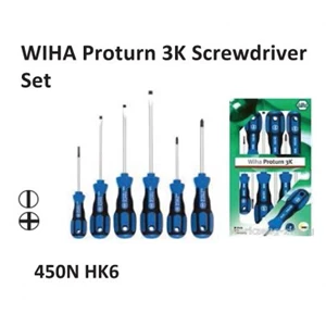 Obeng Presisi Wiha Proturn 3K Screwdriver - 450N Hk6