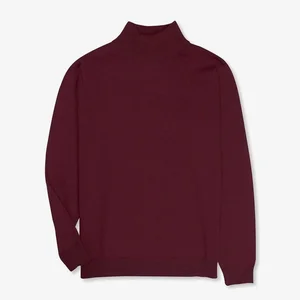 Kaos Highty Burgundy Knitted Turtle Neck Sweater
