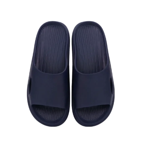 Sandal Rumah Pria Biru Hitam 42 43 44 45