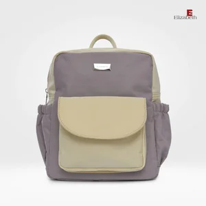 Tas Ransel Wanita Warna Solid dan Anggun
