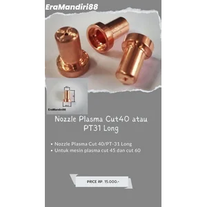 cutting nozzlePlasma Cut40 atau PT31 Panjang