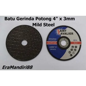 Saint Cavalier batu gerinda / mata gerinda Potong 4” x 3mm Mild Steel