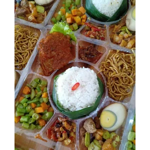 Nasi Box/ Nasi Kotak Paket Rendang Ayam 