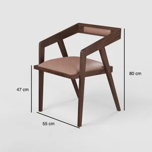 Ellament Dining Chair - KURSI MAKAN SOLID KAYU JATI