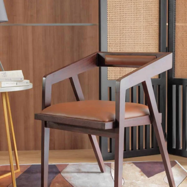 Ellament Dining Chair - KURSI MAKAN SOLID KAYU JATI