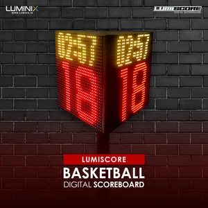 LumiScore Shotclock Basket Display 3 Sisi Wireless