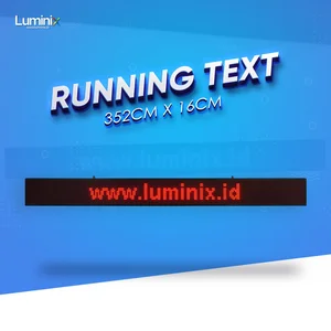 Outdoor Running text 20 x 355 cm DIP Merah