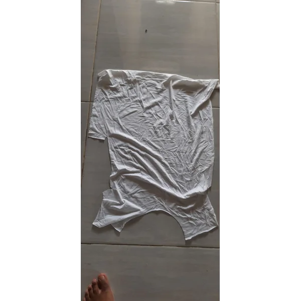 Kain Majun Putih Lembaran Custom