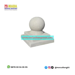 Tutup Pagar Beton Bulat Minimalis