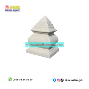 Tutup Pagar Beton Rumah Motif Candi