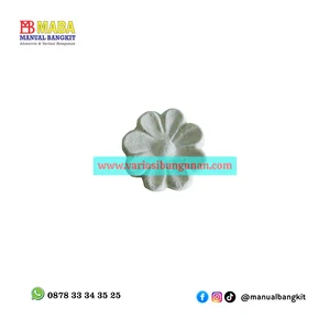 Ornamen atau Panel dinding bulat motif bunga mini