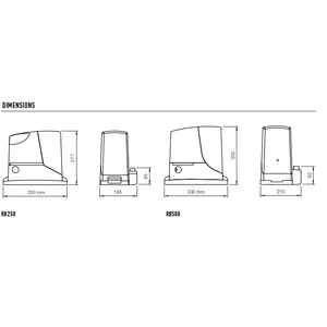 Sliding Gate Robus 500 HS - Pintu Otomatis