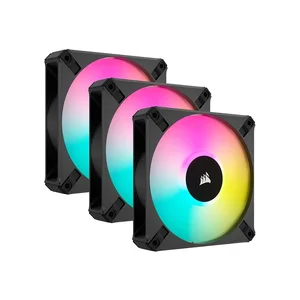 Corsair iCUE AF120 RGB ELITE PWM BLACK 120mm RGB LED 3 Fan Triple Pack