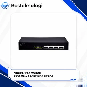 Prolink PSG801P 8-Port Gigabit PoE Ethernet Switch
