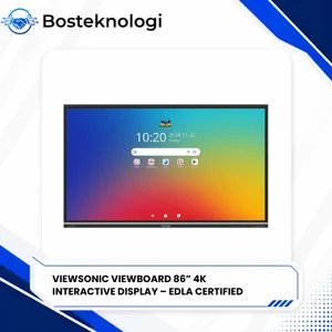 ViewSonic IFP8651 Papan Tulis Digital 86 Inch 4K Interactive Display
