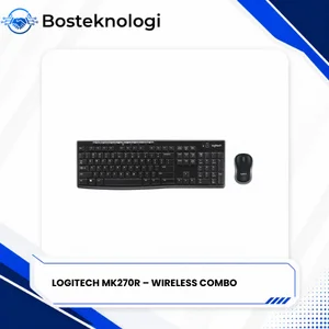 Combo Mouse dan Keyboard Wireless Logitech MK 270r