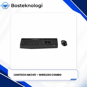 Combo Mouse dan Keyboard Wireless Logitech MK 345