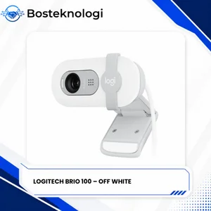 Webcam Full HD Logitech Brio 100 Entry Level Off White