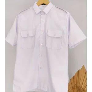 Seragam Kerja Baju Putih PNS PDH Lengan Pendek