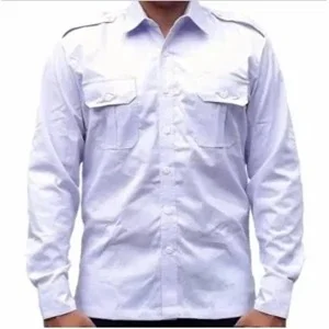 Seragam Kerja Baju Putih PNS PDH Lengan Panjang