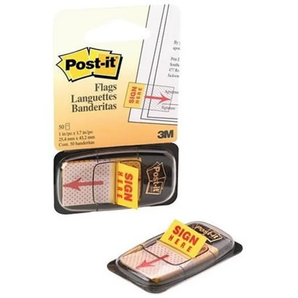 Alat Kantor Lainnya Kertas Post It Sign Here