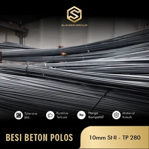 Besi Beton Polos 10mm Sertifikat SNI - TP 280