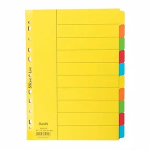 Bantex 6050 Divider 10 Colors